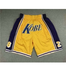 Los Angeles Lakers Basketball Shorts 024 Los Angeles Lakers Basketball Shorts 024
