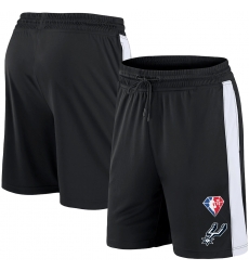 Men San Antonio Spurs Black Shorts Men San Antonio Spurs Black Shorts