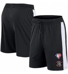 Men Toronto Raptors Black Shorts Men Toronto Raptors Black Shorts