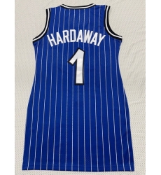 Women Orlando Magic #1 Penny Hardaway Blue Dress Stitched Jersey Blue II Women Orlando Magic #1 Penny Hardaway Blue Dress Stitched Jersey Blue II