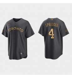 Men George Springer Toronto Blue Jays 2022 Mlb All Star Game Charcoal Jersey Men George Springer Toronto Blue Jays 2022 Mlb All Star Game Charcoal Jersey