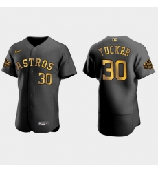 Men Houston Astros Kyle Tucker 2022 Mlb All Star Game Authentic Black Men Jersey Men Houston Astros Kyle Tucker 2022 Mlb All Star Game Authentic Black Men Jersey