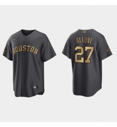 Men Jose Altuve Houston Astros 2022 Mlb All Star Game Charcoal Jersey Men Jose Altuve Houston Astros 2022 Mlb All Star Game Charcoal Jersey