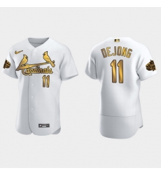 Men St.Louis Cardinals Paul Dejong 2022 Mlb All Star Game White Gold Men Jersey Men St.Louis Cardinals Paul Dejong 2022 Mlb All Star Game White Gold Men Jersey