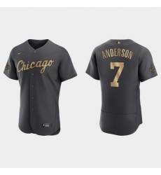Men Tim Anderson Chicago White Sox 2022 Mlb All Star Game Authentic Charcoal Jersey Men Tim Anderson Chicago White Sox 2022 Mlb All Star Game Authentic Charcoal Jersey
