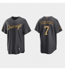 Men Tim Anderson Chicago White Sox 2022 Mlb All Star Game Charcoal Jersey Men Tim Anderson Chicago White Sox 2022 Mlb All Star Game Charcoal Jersey