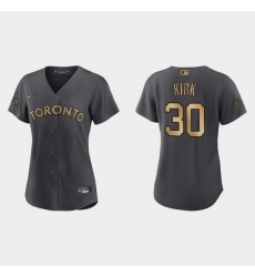 Women Alejandro Kirk Toronto Blue Jays 2022 Mlb All Star Game Replica Charcoal Jersey Women Alejandro Kirk Toronto Blue Jays 2022 Mlb All Star Game Replica Charcoal Jersey