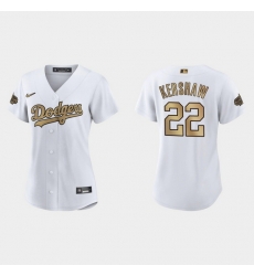 Women Los Angeles Dodgers Clayton Kershaw 2022 Mlb All Star Game Replica White Jersey Women Los Angeles Dodgers Clayton Kershaw 2022 Mlb All Star Game Replica White Jersey