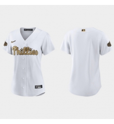 Women Philadelphia Phillies 2022 Mlb All Star Game Replica White Jersey Women Philadelphia Phillies 2022 Mlb All Star Game Replica White Jersey