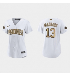 Women San Diego Padres Manny Machado 2022 Mlb All Star Game Replica White Jersey Women San Diego Padres Manny Machado 2022 Mlb All Star Game Replica White Jersey