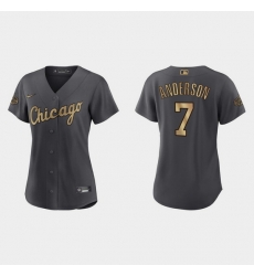 Women Tim Anderson Chicago White Sox 2022 Mlb All Star Game Replica Charcoal Jersey Women Tim Anderson Chicago White Sox 2022 Mlb All Star Game Replica Charcoal Jersey