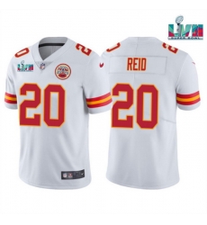 Men Women Youth Toddler Kansas City Chiefs 20 Justin Reid White Super Bowl LVII Patch Vapor Untouchable Limited Stitched Jersey Men Women Youth Toddler Kansas City Chiefs 20 Justin Reid White Super Bowl LVII Patch Vapor Untouchable Limited Stitched Jersey