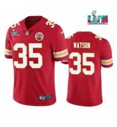 Men Women Youth Toddler Kansas City Chiefs 35 Jaylen Watson Red Super Bowl LVII Patch Vapor Untouchable Limited Stitched Jersey Men Women Youth Toddler Kansas City Chiefs 35 Jaylen Watson Red Super Bowl LVII Patch Vapor Untouchable Limited Stitched Jersey