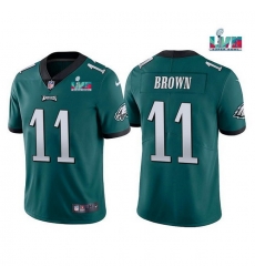 Men Women Youth Toddler Philadelphia Eagles 11 A J Brown Green Super Bowl LVII Patch Vapor Untouchable Limited Stitched Jersey Men Women Youth Toddler Philadelphia Eagles 11 A J Brown Green Super Bowl LVII Patch Vapor Untouchable Limited Stitched Jersey