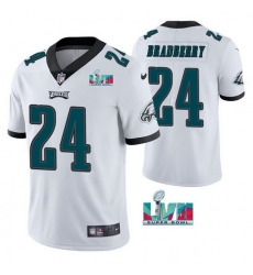 Men Women Youth Toddler Philadelphia Eagles 24 James Bradberry White Super Bowl LVII Vapor Untouchable Limited Stitched Jersey Men Women Youth Toddler Philadelphia Eagles 24 James Bradberry White Super Bowl LVII Vapor Untouchable Limited Stitched Jersey