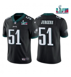 Men Women Youth Toddler Philadelphia Eagles 51 Cam Jurgens Black Super Bowl LVII Vapor Untouchable Limited Stitched Jersey Men Women Youth Toddler Philadelphia Eagles 51 Cam Jurgens Black Super Bowl LVII Vapor Untouchable Limited Stitched Jersey