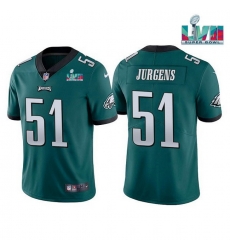 Men Women Youth Toddler Philadelphia Eagles 51 Cam Jurgens Green Super Bowl LVII Vapor Untouchable Limited Stitched Jersey Men Women Youth Toddler Philadelphia Eagles 51 Cam Jurgens Green Super Bowl LVII Vapor Untouchable Limited Stitched Jersey