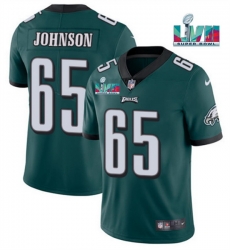 Men Women Youth Toddler Philadelphia Eagles 65 Lane Johnson Green Super Bowl LVII Patch Vapor Untouchable Limited Stitched Jersey Men Women Youth Toddler Philadelphia Eagles 65 Lane Johnson Green Super Bowl LVII Patch Vapor Untouchable Limited Stitched Jersey