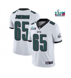 Men Women Youth Toddler Philadelphia Eagles 65 Lane Johnson White Super Bowl LVII Patch Vapor Untouchable Limited Stitched Jersey Men Women Youth Toddler Philadelphia Eagles 65 Lane Johnson White Super Bowl LVII Patch Vapor Untouchable Limited Stitched Jersey