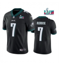 Men Women Youth Toddler Philadelphia Eagles 7 Haason Reddick Black Super Bowl LVII Patch Vapor Untouchable Limited Stitched Jersey Men Women Youth Toddler Philadelphia Eagles 7 Haason Reddick Black Super Bowl LVII Patch Vapor Untouchable Limited Stitched Jersey