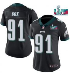 Men Women Youth Toddler Philadelphia Eagles 91 Fletcher Cox Black Super Bolw LVII Patch Vapor Untouchable Limited Stitched Football Jersey Men Women Youth Toddler Philadelphia Eagles 91 Fletcher Cox Black Super Bolw LVII Patch Vapor Untouchable Limited Stitched Football Jersey