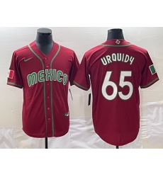 Men Mexico Baseball 65 Giovanny Gallegos 2023 Red World Baseball Classic Stitched Jersey Men Mexico Baseball 65 Giovanny Gallegos 2023 Red World Baseball Classic Stitched Jersey
