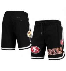 Men San Francisco 49ers Black Shorts Men San Francisco 49ers Black Shorts