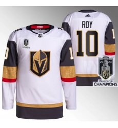 Men Women Youth Vegas Golden Knights #10 Nicolas Roy White 2023 Stanley Cup Champions Stitched Jersey Men Women Youth Vegas Golden Knights #10 Nicolas Roy White 2023 Stanley Cup Champions Stitched Jersey