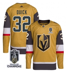 Men Women Youth Vegas Golden Knights #32 Jonathan Quick Gold 2023 Stanley Cup Champions Stitched Jersey Men Women Youth Vegas Golden Knights #32 Jonathan Quick Gold 2023 Stanley Cup Champions Stitched Jersey