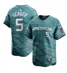 Men Texas Rangers 5 Corey Seager Teal 2023 All Star Flex Base Stitched Baseball Jersey Men Texas Rangers 5 Corey Seager Teal 2023 All Star Flex Base Stitched Baseball Jersey