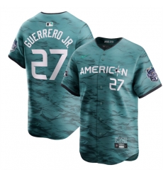 Men Toronto Blue Jays 27 Vladimir Guerrero Jr Teal 2023 All Star Cool Base Stitched Jersey Men Toronto Blue Jays 27 Vladimir Guerrero Jr Teal 2023 All Star Cool Base Stitched Jersey