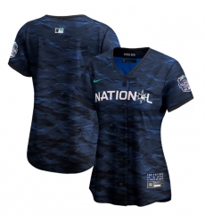 Women Blank 2023 All Star Royal Stitched Baseball Jersey Women Blank 2023 All Star Royal Stitched Baseball Jersey