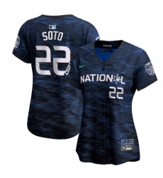 Women San Diego Padres 22 Juan Soto Royal 2023 All Star Stitched Baseball Jersey Women San Diego Padres 22 Juan Soto Royal 2023 All Star Stitched Baseball Jersey