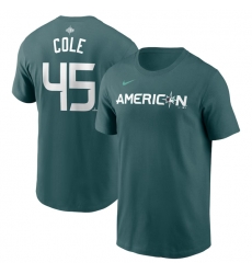 Men New York Yankees 45 Gerrit Cole Teal 2023 All Star Name Number T Shirt Men New York Yankees 45 Gerrit Cole Teal 2023 All Star Name Number T Shirt