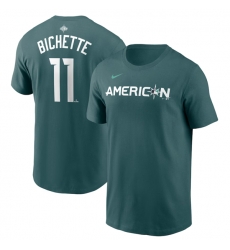 Men Toronto Blue Jays 11 Bo Bichette Teal 2023 All Star Name Number T Shirt Men Toronto Blue Jays 11 Bo Bichette Teal 2023 All Star Name Number T Shirt