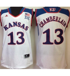 Mens Ncaa Nba Kansas Jayhawks #13 Chamberlain White Jersey Mens Ncaa Nba Kansas Jayhawks #13 Chamberlain White Jersey