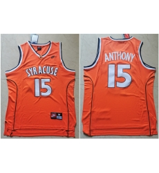 Syracuse University 15 Carmelo Anthony Orange Nike Basketball College Jersey Syracuse University 15 Carmelo Anthony Orange Nike Basketball College Jersey