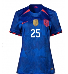Nike Women USA Trinity Rodman 4 Star Away Soccer Jersey Nike Women USA Trinity Rodman 4 Star Away Soccer Jersey