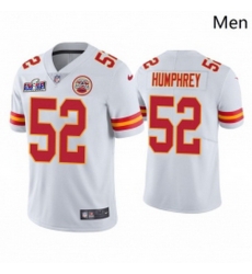 Men Kansas City Chiefs 52 Creed Humphrey White Vapor Untouchable Limited Stitched Football 2024 Super Bowl LVIII Jersey Men Kansas City Chiefs 52 Creed Humphrey White Vapor Untouchable Limited Stitched Football 2024 Super Bowl LVIII Jersey