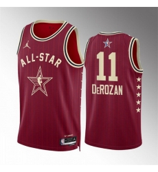 Men 2024 All Star 11 DeMar DeRozan Crimson Stitched Basketball Jersey Men 2024 All Star 11 DeMar DeRozan Crimson Stitched Basketball Jersey