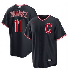 Men Cleveland Guardians 11 Jos E9 Ram EDrez Navy 2025 Alternate Limited Stitched Baseball Jersey