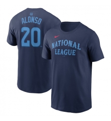 Men National League 20 Pete Alonso Navy 2024 All Star Name 26 Number T Shirt Men National League 20 Pete Alonso Navy 2024 All Star Name 26 Number T Shirt
