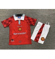 Youth Retro Soccer Jerseys Manchester United F.C. Red Youth Retro Soccer Jerseys Manchester United F.C. Red