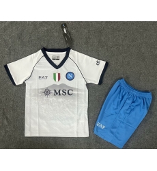 Youth Soccer Jersey Naples White Youth Soccer Jersey Naples White