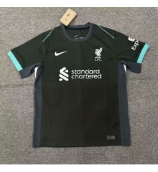 Men 2024 2025 Soccer Jersey Livepool Black Men 2024 2025 Soccer Jersey Livepool Black