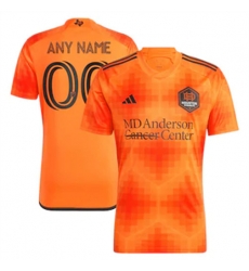 Men Houston Dynamo Custom 2023 24 Home Replica Orange Men Houston Dynamo Custom 2023 24 Home Replica Orange