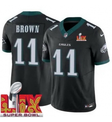 Youth Philadelphia Eagles A.J. Brown #11 Black 2024 2025 Super Bowl LIX F U S E Stitched NFL Jersey Youth Philadelphia Eagles A.J. Brown #11 Black 2024 2025 Super Bowl LIX F U S E Stitched NFL Jersey